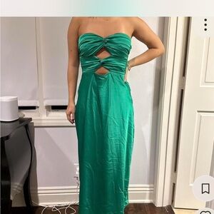 Runaway the Label Green Maxi Dress